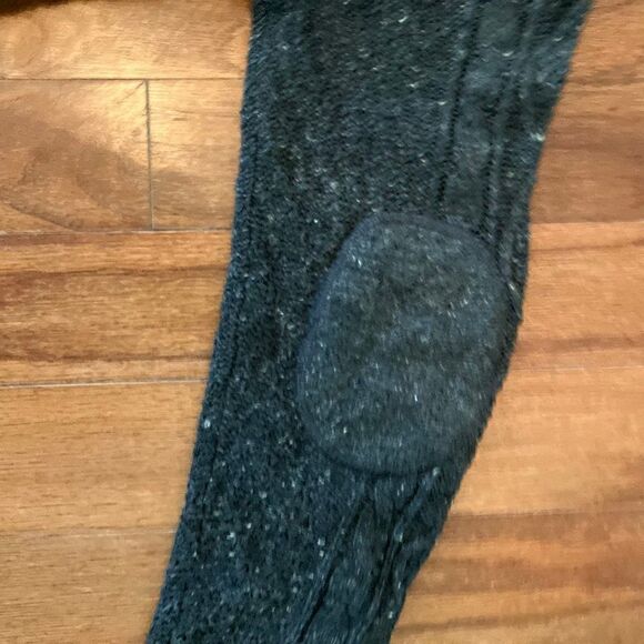 BDG M Cable Knit Preppy Sweater with Suede Elbow Patches - Picture 6 of 12